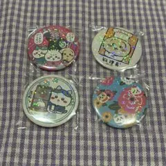 ちいかわ飯店 ちいかわ ハチワレ うさぎ 鎧さん 缶バッジ