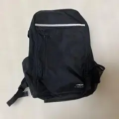 TIGORA ブラックバックパック メッシュポケット付き