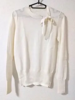 ニット リボン 薄手