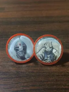 アイアンキング　人造人間キカイダー　　特撮ヒーロー　昭和　レトロ　コマ