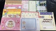 サンエックス にゃんにゃんにゃんこ レターセット 封筒のみ 10種類セット