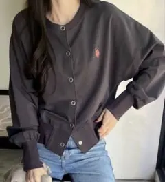 スナップボタン カーディガン GeeRA US.POLO.ASSN レディース