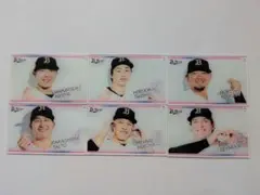 オリックス　若月、森、宮城、シーモア、廣岡、高島選手　コロチャレC賞6枚