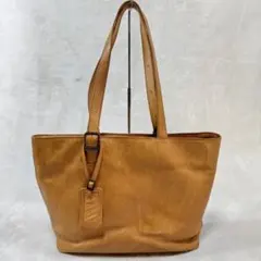 MOTHERHOUSE 本革トートバッグ A4可 キャメルのサムネイル