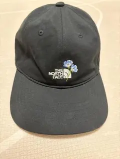 THE NORTH FACE キャップ ブラック 花柄刺繍のサムネイル