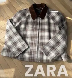 チェック　コーデュロイ　ジャケット