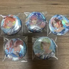 マクロスΔ 10周年展 手塚治虫記念館 オーロラ缶バッジ 5種セット