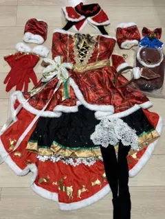 ウマ娘　ダイワスカーレット　コスプレ　クリスマス　Mサイズ　ウィッグ付き