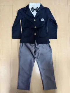 子供用フォーマルスーツ ネイビー 110cm 卒園式 入学式