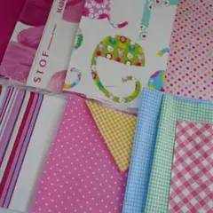 輸入生地などはぎれ10種セット☆STOF/ストフ☆フランス☆ハギレ