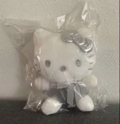 韓国 限定☆サンリオ シルバー キティ ぬいぐるみ キーリング 小