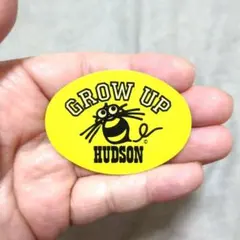 ハドソン ハチ助バッチ HUDSON 缶バッジ ノベルティレトロ ゲームのサムネイル