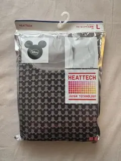 ヒートテック　ミッキー　 L クルーネック