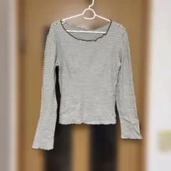 DAZY ストライプ 長袖Tシャツ XL ボーダー