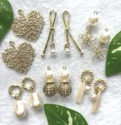 #078 ハンドメイドピアス　イヤリング　まとめ売り