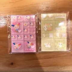 サンリオ ミニタイルシール ウサハナ マシュマロみたいなふわふわにゃんこのサムネイル