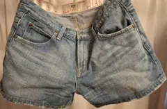 Lee デニムショートパンツ Mサイズ カウハイドパッチのサムネイル