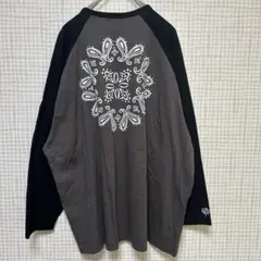 【タグ付き新品】CHRONOIZM クロノイズム ペイズリー柄長袖Tシャツ XL