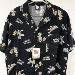 TOM＆JERRYトムとジェリー アロハシャツ メンズM ダンス柄 新品のサムネイル
