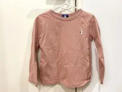 Champion 長袖 Tシャツ ピンク 110cm