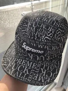 Supreme fuck ジェットキャップ　ブラック キャンプキャップ Supreme fuck ジェットキャップ ブラック キャンプキャップ