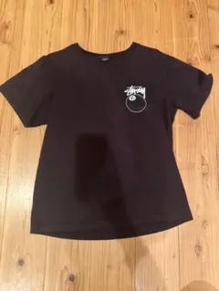 Stussy ブラック Tシャツ 8ボール　ステューシー　値下げ⭕️