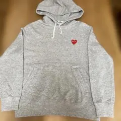 コムデギャルソン　グレー パーカー　レディース　Mサイズ 楽天市場】play comme des garcon パーカー グレーの通販
