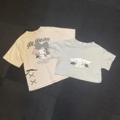 マイメロ　シナモロール　Tシャツ　2枚セット