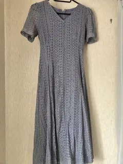 GRL ワンピース　レース　ブルー