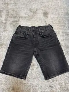 H&M ブラックデニム 半ズボン