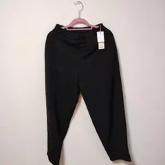 TROISSIX ブラック イージーパンツ