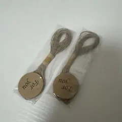 For you サンキュータグ 麻紐付き ラッピングセット