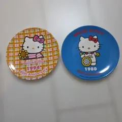 [新品未使用]ハローキティ 45周年記念 プレート 2枚セット