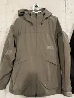 Oakley カーキ ダブルジップ　ブルゾン　ジャケット　ナイロン　古着　90s