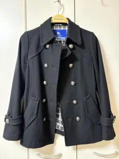 美品　BURBERRY BLUE LABEL ピーコート　ブラック　36サイズ