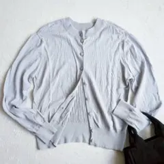 アーバンリサーチロッソ◇ニットカーディガン ウォッシャブル リブ くるみ釦 F