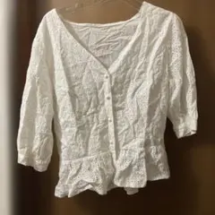 grl GRL系　flash brue ブラウス　ホワイト