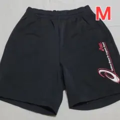Mサイズ　アシックス　ハーフパンツ　黒　ブラック　体操服　スポーツ