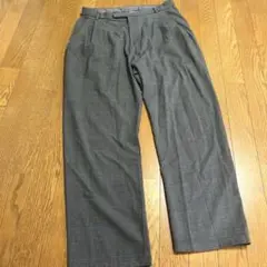 日本製【美品】マンドmandoチェックスラックスパンツ