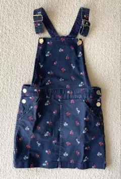 H&M ツイルジャンバースカート　128cm