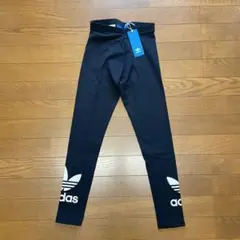 【未使用】adidas アディダス　トレフォイル　ロゴプリント　レギンス S