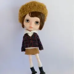 ブライスアウトフィット　スウェットパーカーとジャケットセット　杢オートミール