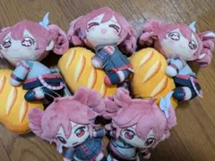 【新品タグ付き】重音テト　フランスパンぬいぐるみ　おすわり　4種+１つ