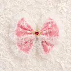 ピンクデカリボン♡アイドル 生誕 推し活リボンハンドメイド 量産型 