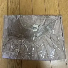新品Bee des Beeベージュ ドットハート柄 ノースリーブワンピース