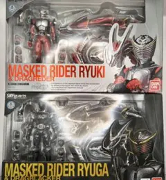 【開封済み】SHFiguarts 仮面ライダー龍騎 ＆ リュウガ セット