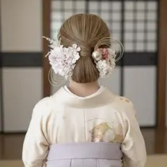 卒業式　髪飾り（金箔付き）和装　振袖　結婚式　成人式　桜　袴