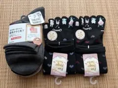 直角かかと靴下＆5本指ソックス　6足セット