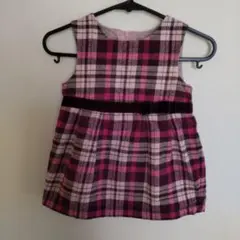 BeBe チェック柄ワンピース 90サイズ