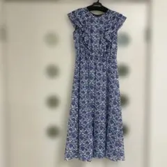 ANAYI花柄ノースリーブ ワンピース